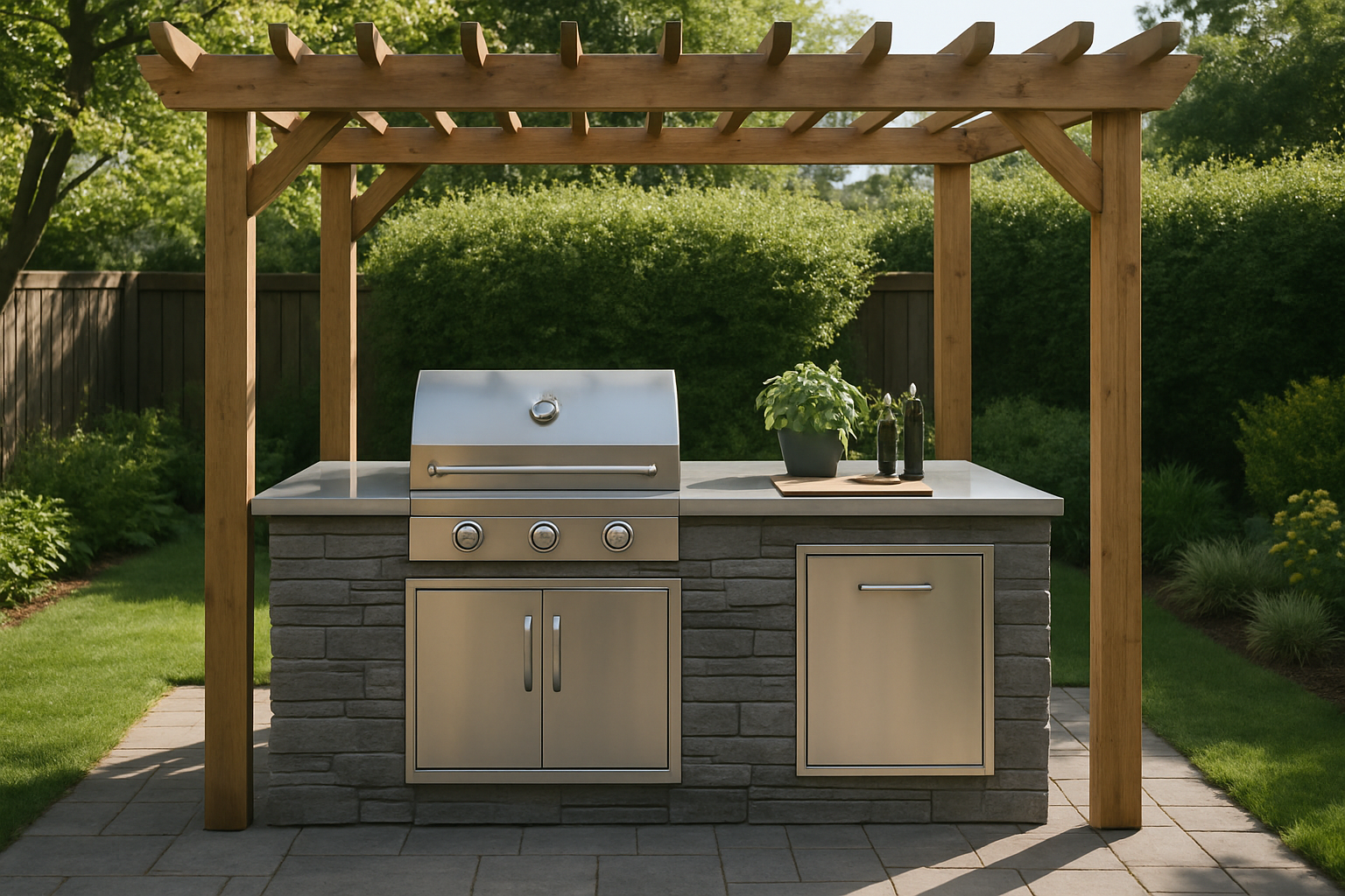 Building an Outdoor Kitchen on a $3,000 Budget: What I Cut and What I Kept