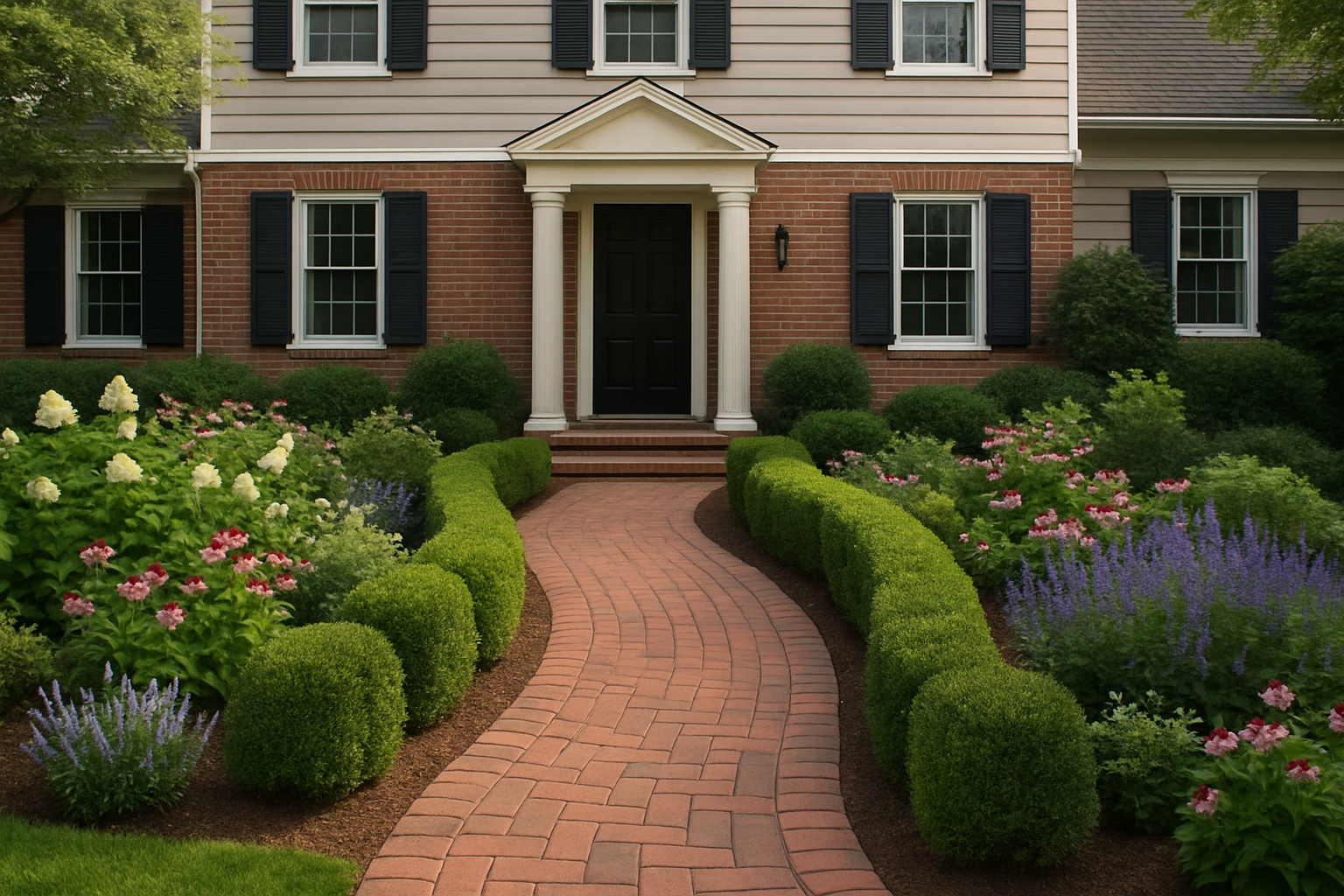 How I Built a Curved Brick Pathway That My HOA Actually Approved