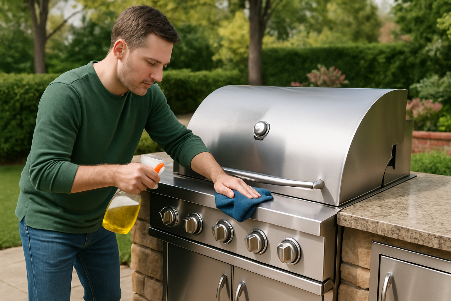 How I Kept My Outdoor Kitchen Clean All Season (And Stopped the Rust)