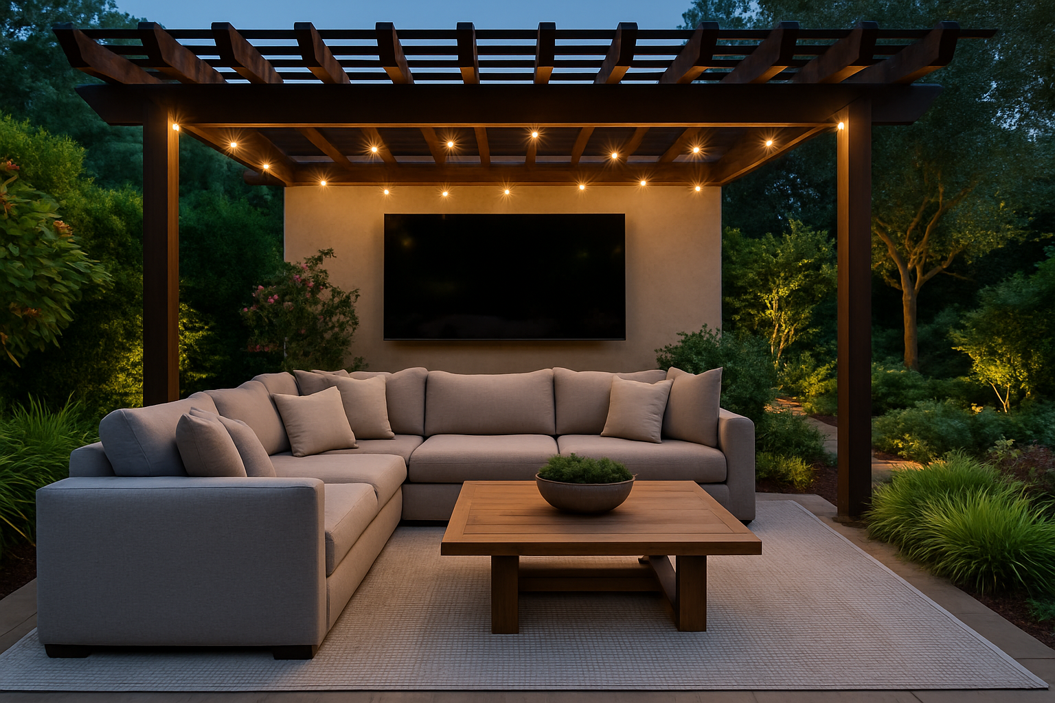 How I Turned My Neglected Backyard Into an Outdoor Living Room in One Weekend