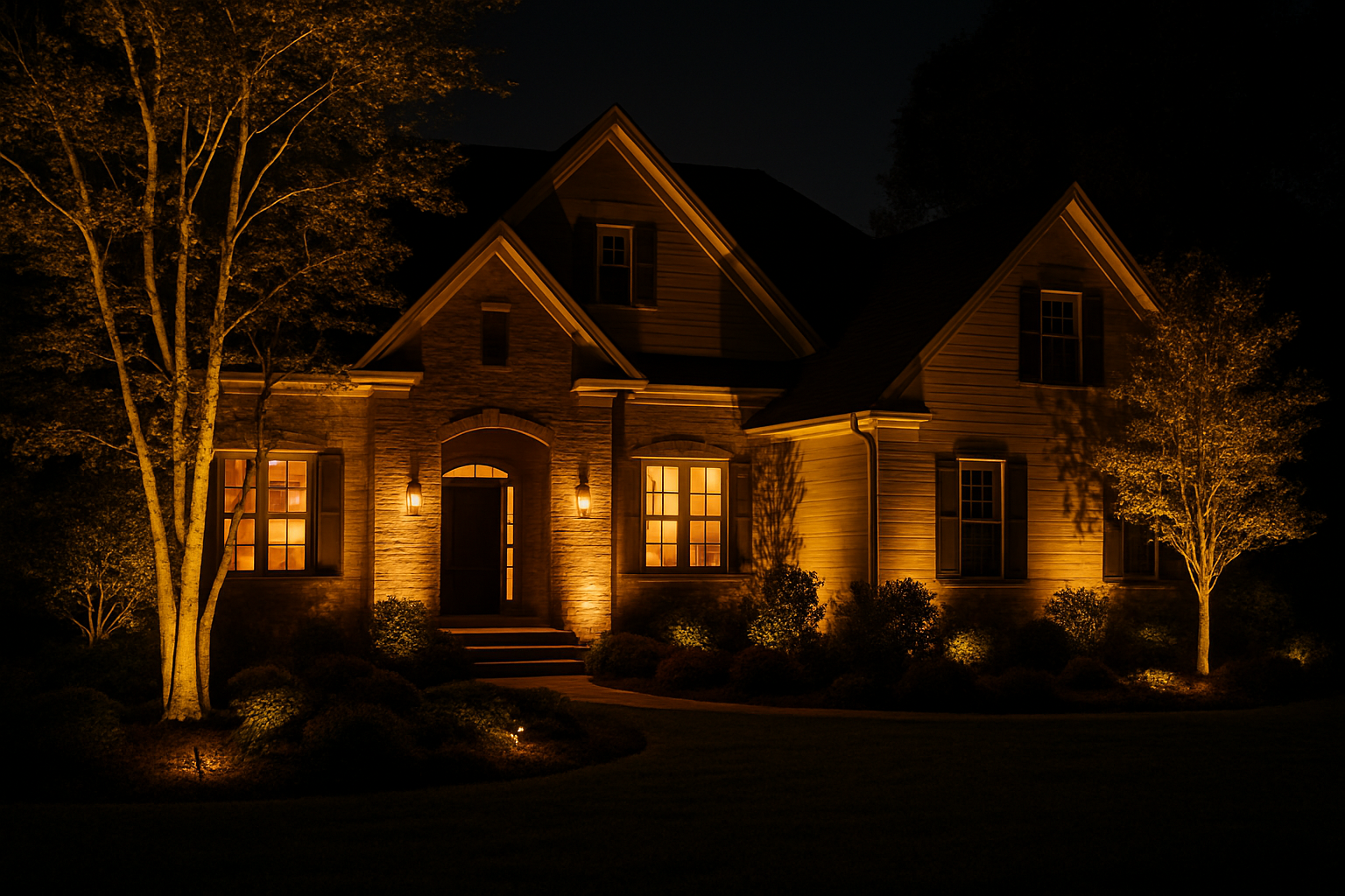 How Landscape Lighting Added $15,000 to My Home's Appraised Value
