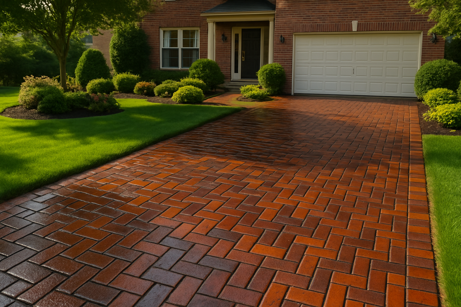 My Neighbor's Paver Driveway Looked 10 Years Younger After One Afternoon