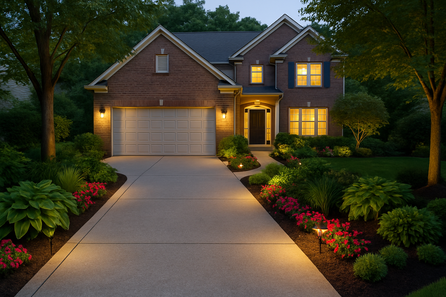 My Ugly Concrete Driveway vs a Weekend and $400 Worth of Curb Appeal