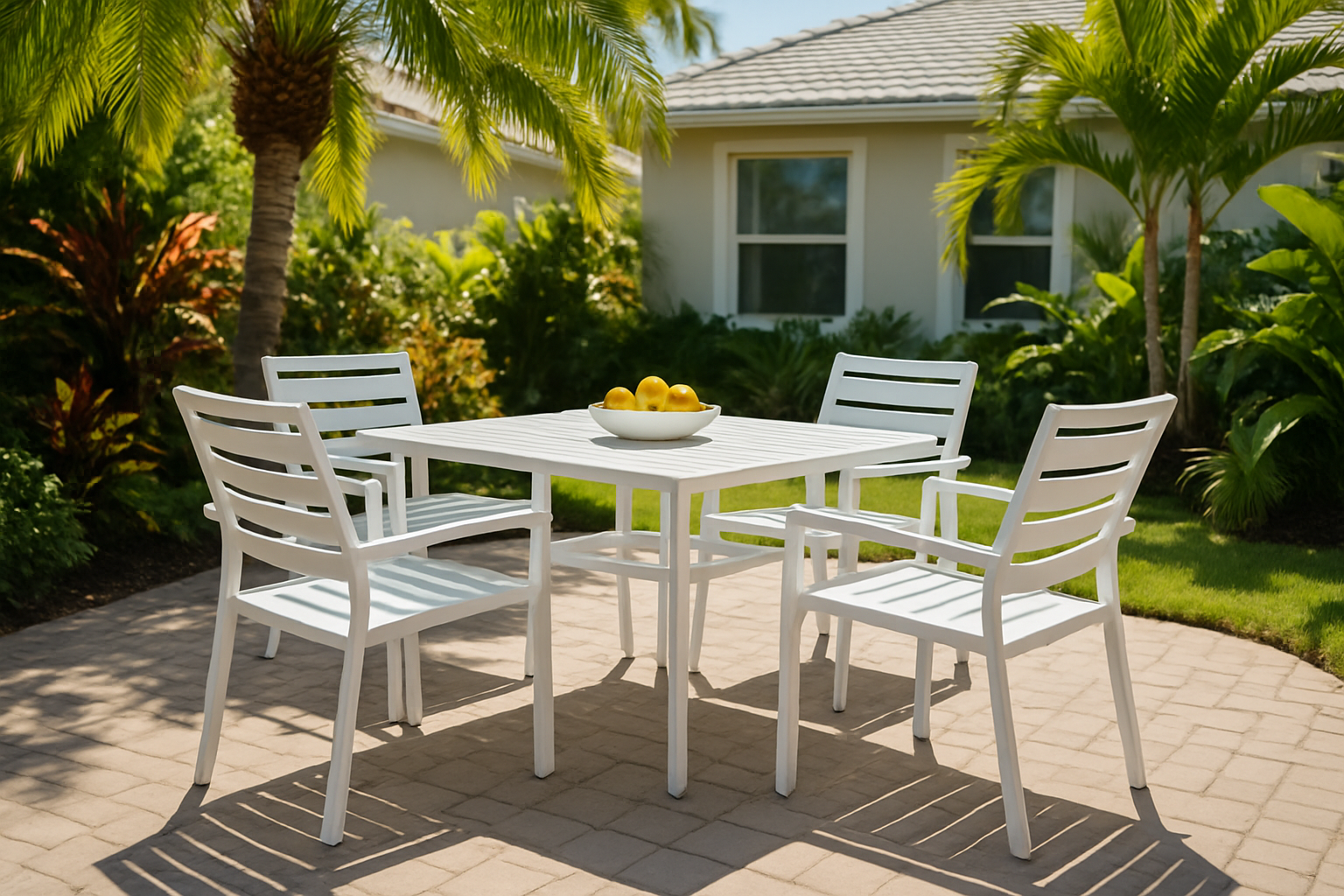 The Aluminum Patio Set That Has Survived 7 Florida Summers Without Rusting