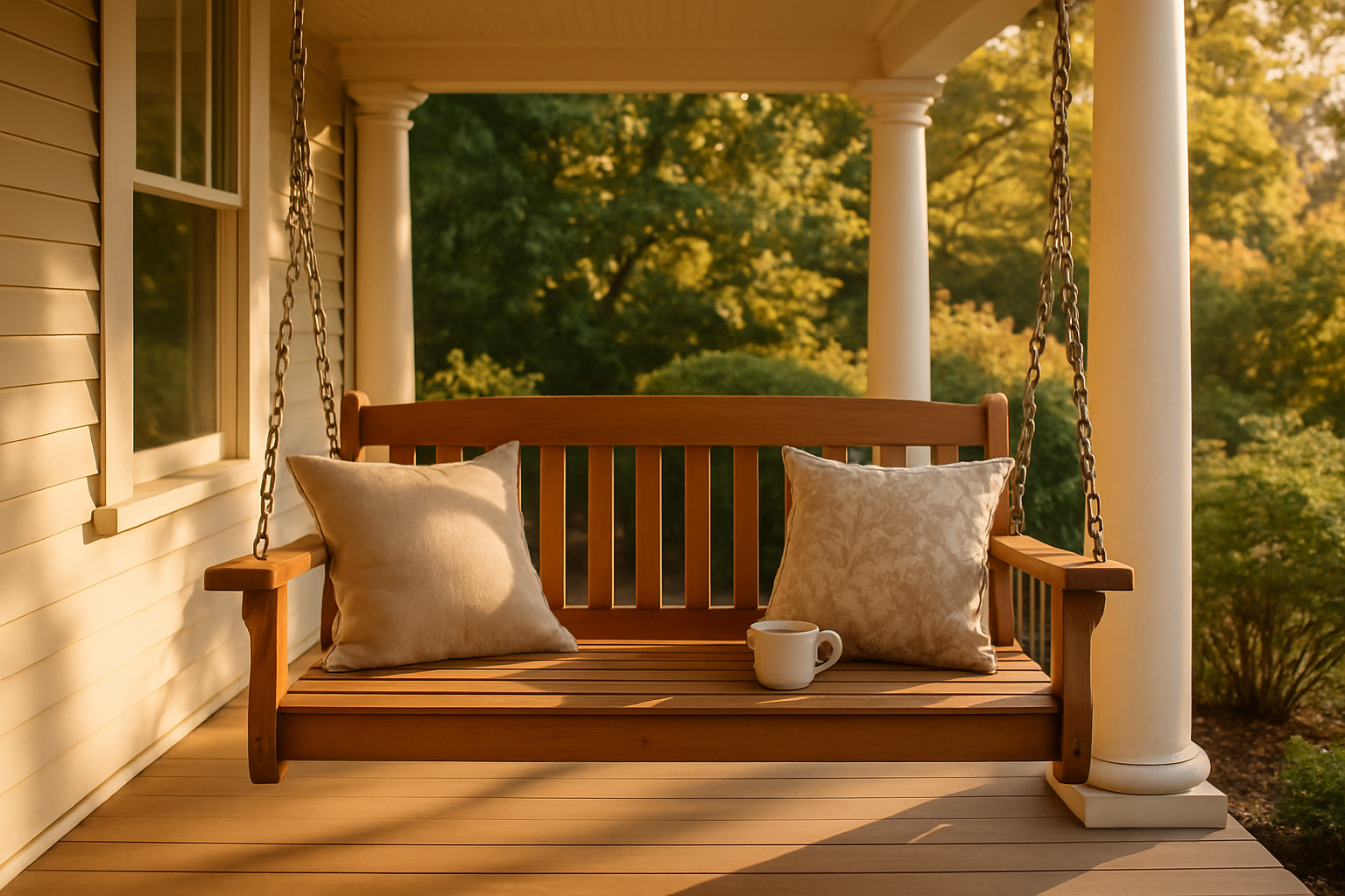 The Porch Swing That Saved My Marriage (Not Kidding — We Actually Talk Now)
