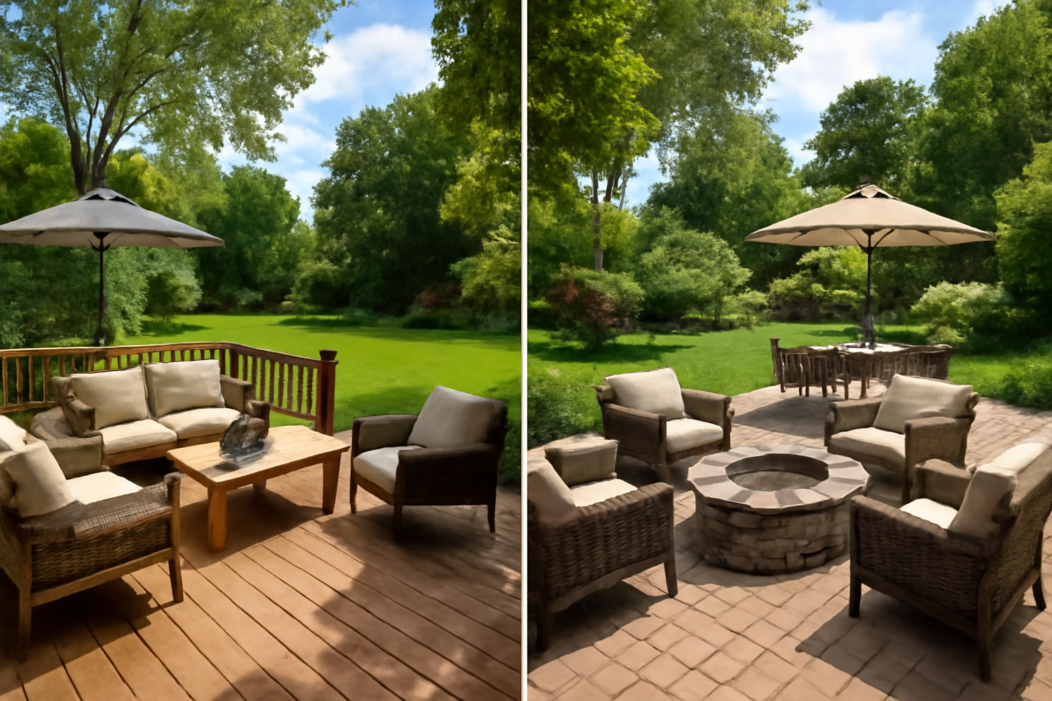 Deck vs Patio: Which Is Better for Your Backyard? (I Have Both)