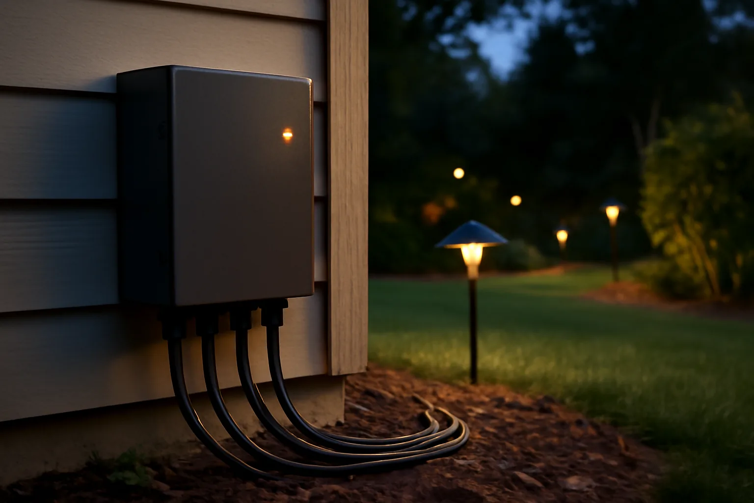 The 12V Landscape Lighting Transformer That Powers My Entire Yard Setup