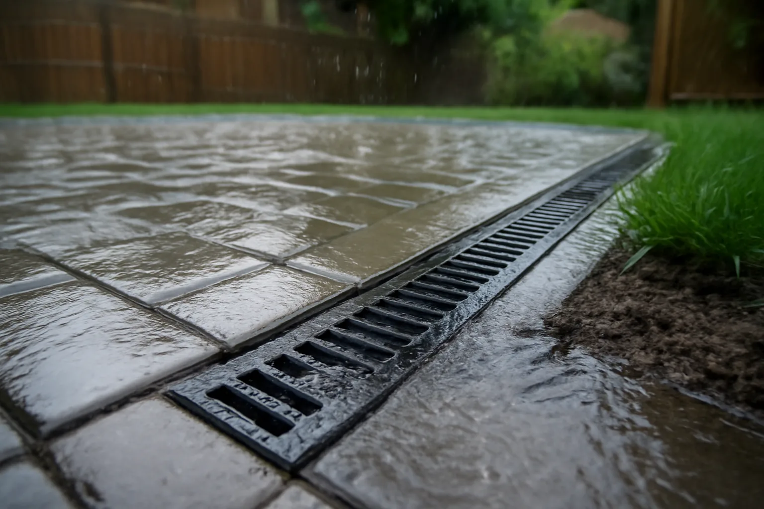The Channel Drain That Saved My Patio From Becoming a Swimming Pool Every Storm