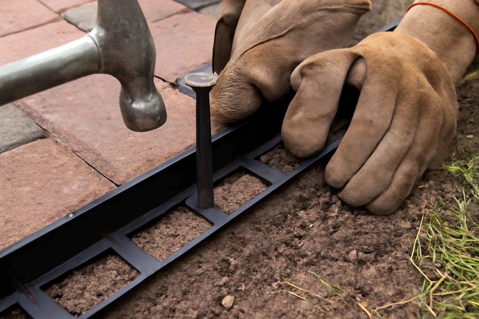 The Edge Restraint System That Keeps My Pavers From Creeping Into the Lawn