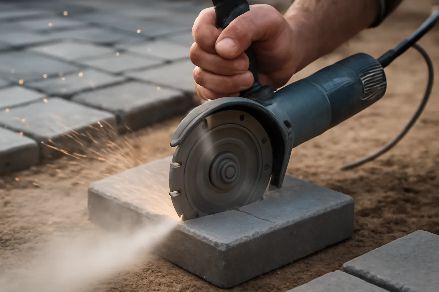 The Paver Cutting Blade That Made My Angle Grinder a Precision Tool