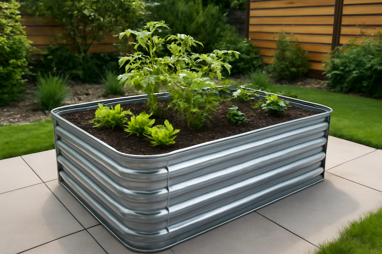 I Built a Raised Garden Bed With This Steel Kit and It Looks Incredible